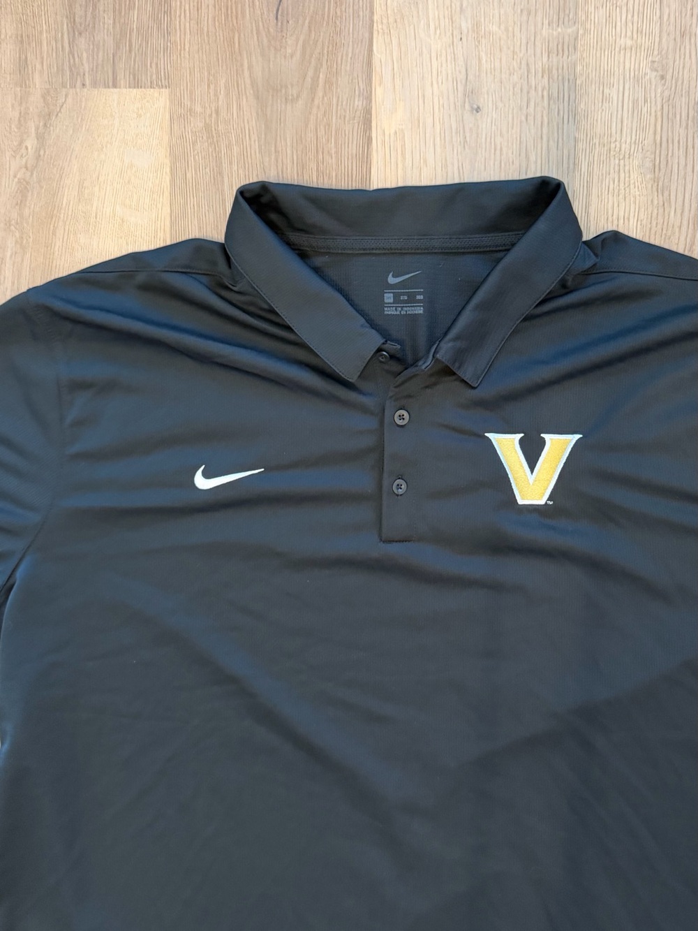 Nike Dri-FIT Vanderbilt Commodores Polo Shirt Black Men’s 3XL